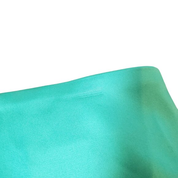 Sergio Hudson Green Satin Mini Skirt - Picture 8 of 12